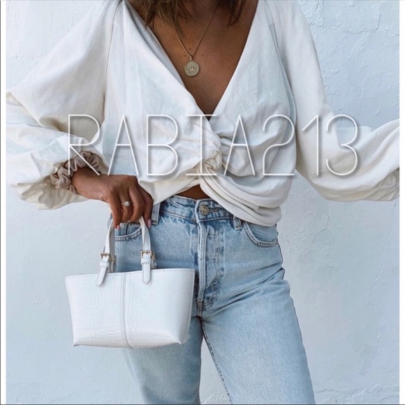 Zara Tops - LAST 1!🔥ZARA KNOTTED RUSTIC TOP